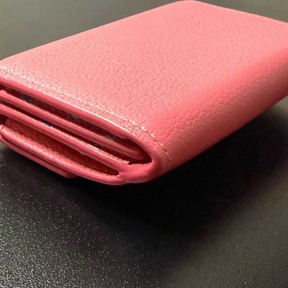 Louis Vuitton Portefeuille Lock Mini Wallet Pink Calf Leather LV - Picture 9 of 12
